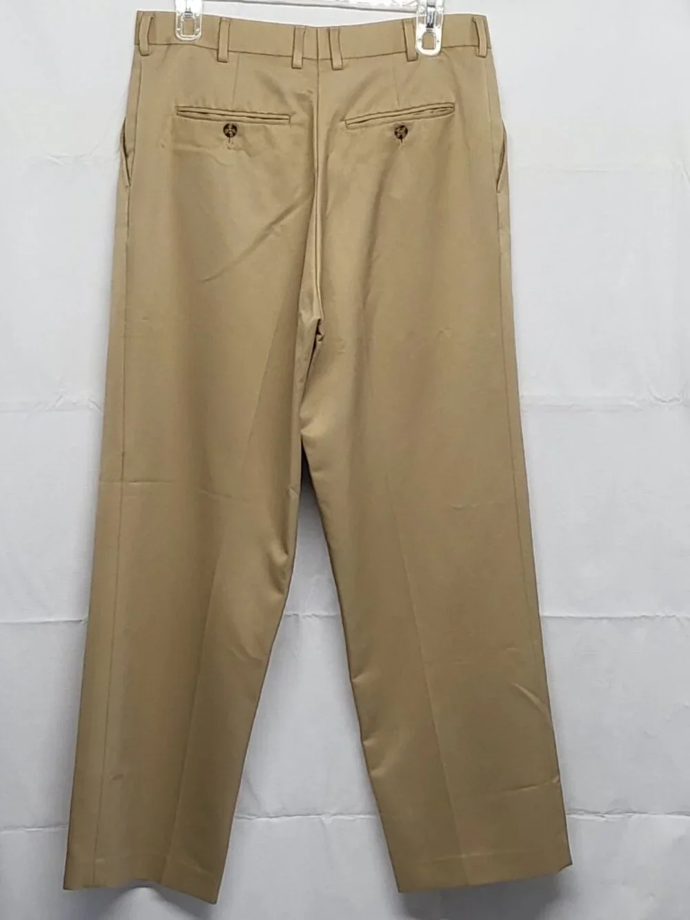 Perry Ellis Pants Mens 32 X 30 (Tag34X32) Straight Leg Beige Preppy